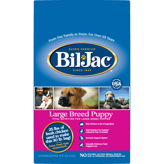 Bil jac large breed puppy cheap food reviews