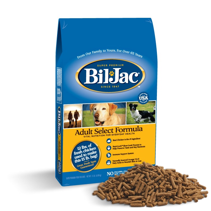 Bil-Jac Adult Select Chicken Recipe Dry Dog Food