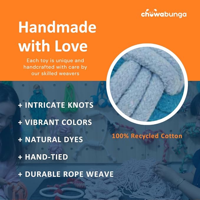 Rope Ball Tug Of War Toy