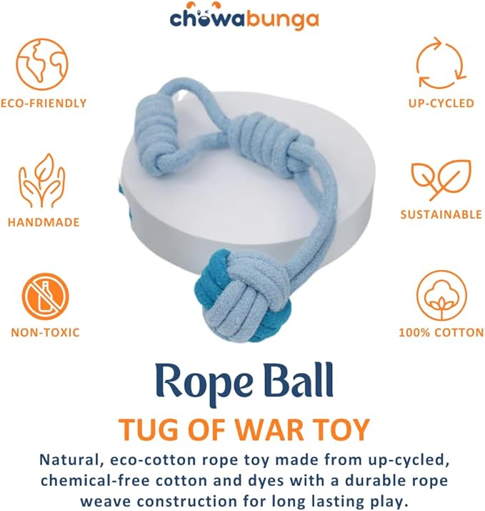 Rope Ball Tug Of War Toy