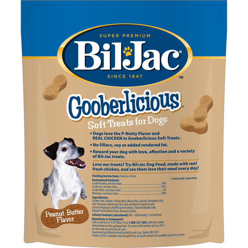 Bil-Jac Gooberlicious Peanut Butter Flavor Soft Dog Treats